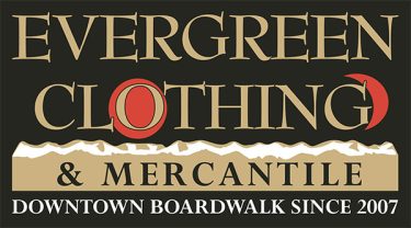 Evergreen Clothing and Mercantile logo