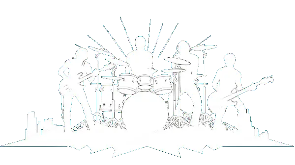 band sillouhette